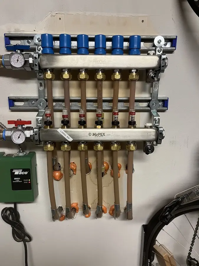 Plumber performing Gas Leak Detection at a residential property in University Park